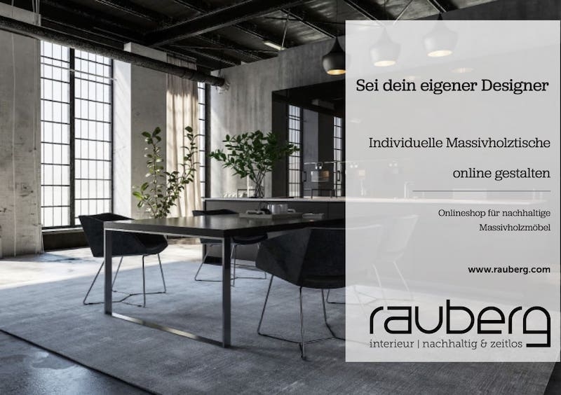 Broschure L Individuelle Design Tische L Rauberg